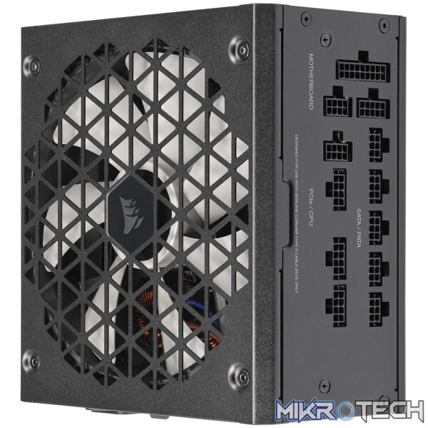 Corsair RM850X Shift 850W 80 Plus Gold Fully Modular Black ATX Desktop Power Supply - Image 3