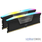 Corsair Vengeance RGB Black 32GB Kit(2 x 16GB) DDR5 6400MHz CL32 1.40v Gaming Memory - Image 2