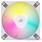 Corsair iCUE AF120 RGB Slim 120mm PWM 2000 RPM White Case Fan - Image 2
