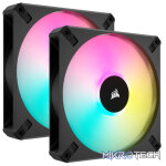 Corsair iCUE AF140 RGB ELITE Black 140mm 2 Fan + Lighting Node CORE Pack