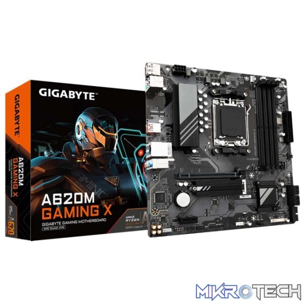 GIGABYTE A620M GAMING X AM5 AMD A620 Micro-ATX AMD Motherboard GIGABYTE A620M GAMING X AM5 AMD A620 Micro-ATX AMD Motherboard