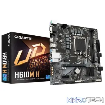 GIGABYTE H610M H LGA1700 Intel H610 DDR5 Micro-ATX Intel Motherboard