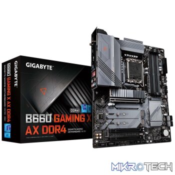 GIGABYTE Intel B660 GAMING X AX DDR4 LGA1700 Intel B660 ATX Motherboard