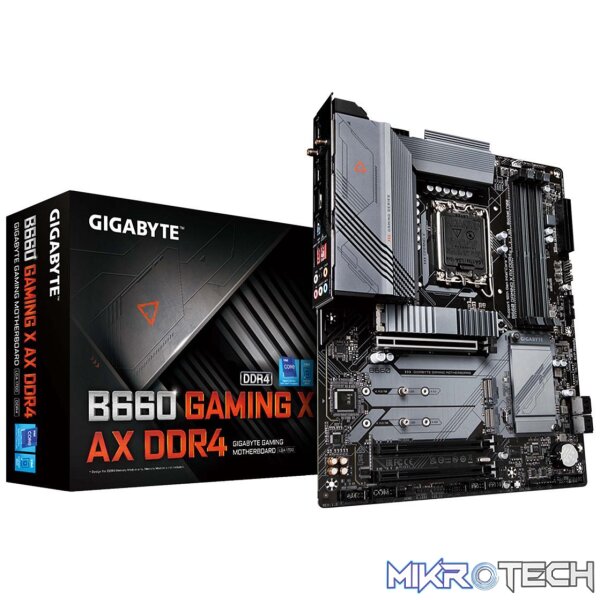 GIGABYTE Intel B660 GAMING X AX DDR4 LGA1700 Intel B660 ATX Motherboard GIGABYTE Intel B660 GAMING X AX DDR4 LGA1700 Intel B660 ATX Motherboard