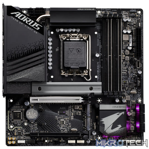 GIGABYTE Intel Z790M AORUS ELITE LGA1700 DDR5 Micro-ATX Motherboard - Image 2