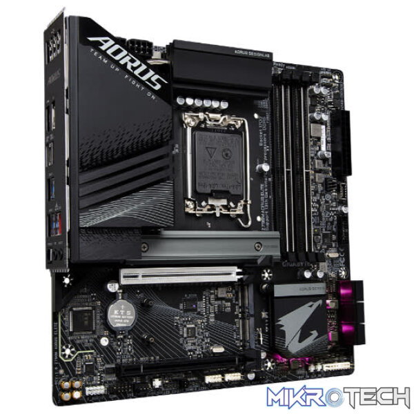 GIGABYTE Intel Z790M AORUS ELITE LGA1700 DDR5 Micro-ATX Motherboard - Image 3