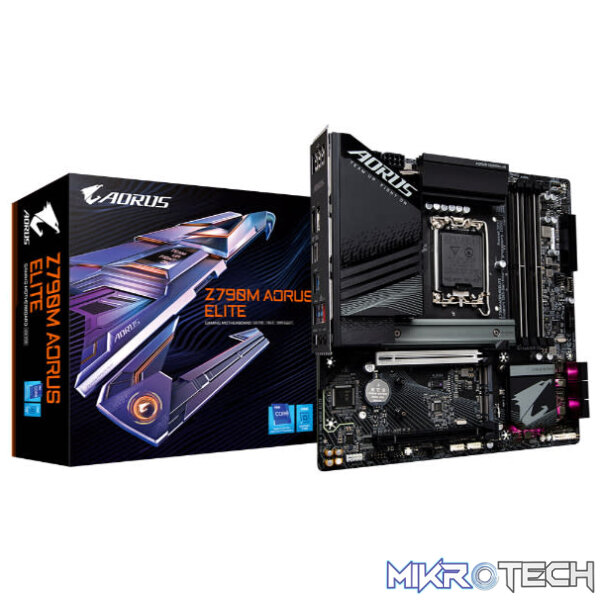 GIGABYTE Intel Z790M AORUS ELITE LGA1700 DDR5 Micro-ATX Motherboard GIGABYTE Intel Z790M AORUS ELITE LGA1700 DDR5 Micro-ATX Motherboard