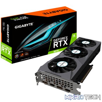 GIGABYTE NVIDIA GEFORCE RTX 3070 8GB EAGLE OC AMPERE GRAPHICS CARD