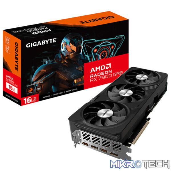 GIGABYTE Radeon RX 7900 GRE GAMING OC 16GB 256-bit GDDR6 Graphics Card GIGABYTE Radeon RX 7900 GRE GAMING OC 16GB 256-bit GDDR6 Graphics Card