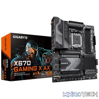 Gigabyte AMD X670 GAMING X AX WIFI AM5 ATX Desktop Motherboard