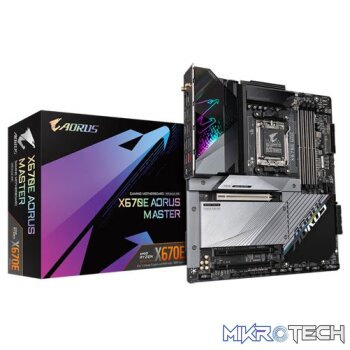 Gigabyte AMD X670E Aorus Master AM5 E-ATX Desktop Motherboard