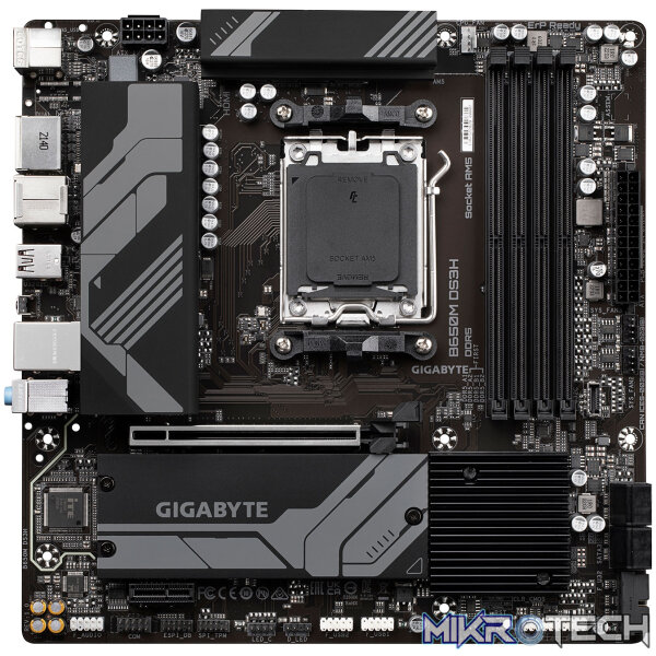 Gigabyte B650M DS3H AMD B650 Ryzen Socket AM5 Micro-ATX Desktop Motherboard - Image 2