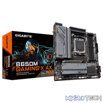 Gigabyte B650M GAMING X AX AMD B650 Ryzen Socket AM5 Micro ATX Desktop Motherboard
