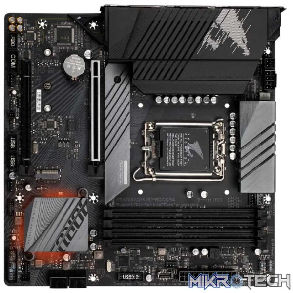 Gigabyte B660M AORUS PRO DDR4 LGA1700 DDR4 MATX Motherboard - Image 2