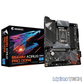 Gigabyte B660M AORUS PRO DDR4 LGA1700 DDR4 MATX Motherboard