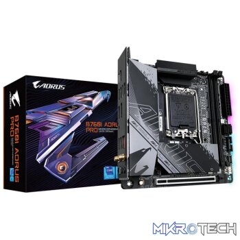 Gigabyte B760I AORUS PRO DDR5 Intel B760 Raptor Lake LGA 1700 Mini-ITX Motherboard