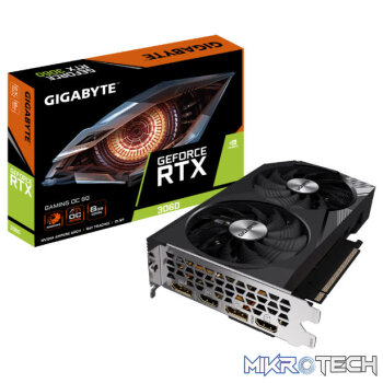 Gigabyte GeForce RTX 3060 Gaming OC 8GB GDDR6 128-bit PCIe 4.0 Desktop Graphics Card