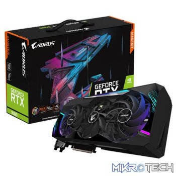 Gigabyte GeForce RTX 3080 AORUS MASTER 12GB GDDR6X 384-bit PCI-E 4.0 Graphics Card