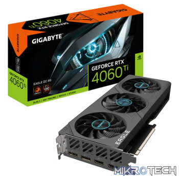 Gigabyte GeForce RTX 4060 Ti EAGLE OC 8GB GDDR6 128-Bit PCIe 4.0 Desktop Graphics Card