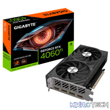 Gigabyte GeForce RTX 4060 Ti WINDFORCE OC 16GB GDDR6 128-Bit PCIe 4.0 Graphics Card