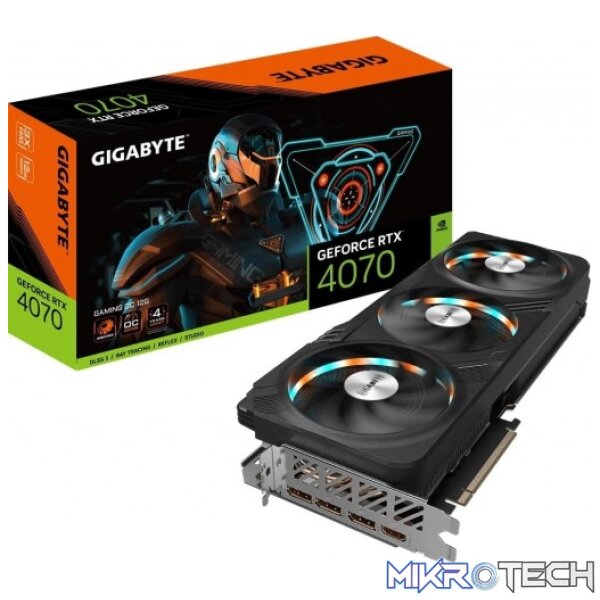 Gigabyte GeForce RTX 4070 Gaming OC 12GB GDDR6X 192-Bit PCIe 4.0 Graphics Card Gigabyte GeForce RTX 4070 Gaming OC 12GB GDDR6X 192-Bit PCIe 4.0 Graphics Card