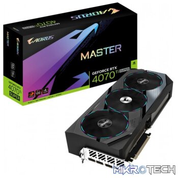 Gigabyte GeForce RTX 4070 Ti SUPER AORUS MASTER 16GB GDDR6X 256-bit PCI-E 4.0 Graphics Card