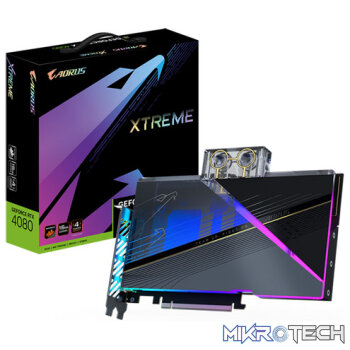 Gigabyte GeForce RTX 4080 Aorus XTREME WATERFORCE 16GB GDDR6X 256-Bit PCIe 4.0 Desktop Graphics Card