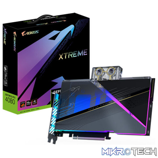 Gigabyte GeForce RTX 4080 Aorus XTREME WATERFORCE 16GB GDDR6X 256-Bit PCIe 4.0 Desktop Graphics Card Gigabyte GeForce RTX 4080 Aorus XTREME WATERFORCE 16GB GDDR6X 256-Bit PCIe 4.0 Desktop Graphics Card