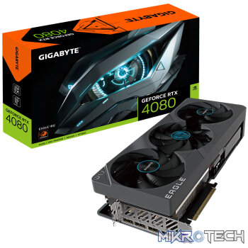 Gigabyte GeForce RTX 4080 Eagle 16GB GDDR6X 256-Bit PCIe 4.0 Desktop Graphics Card