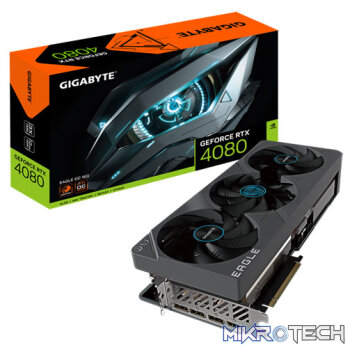 Gigabyte GeForce RTX 4080 Eagle OC 16GB GDDR6X 256-Bit PCIe 4.0 Desktop Graphics Card