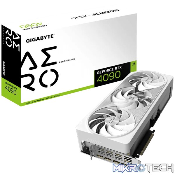 Gigabyte GeForce RTX 4090 AERO OC 24GB Graphics Card Gigabyte GeForce RTX 4090 AERO OC 24GB Graphics Card