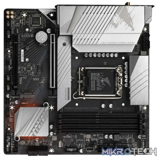Gigabyte Intel B660M AORUS PRO AX DDR4 LGA1700 MATX Motherboard - Image 3