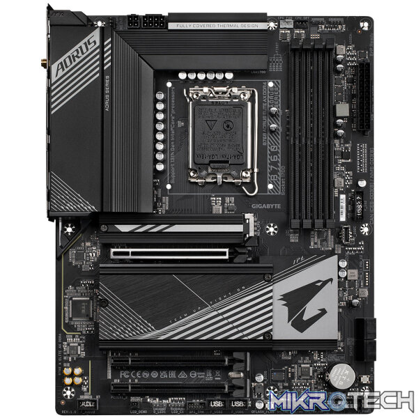 Gigabyte Intel B760 AORUS ELITE AX DDR4 Raptor Lake LGA 1700 ATX Desktop Motherboard - Image 2