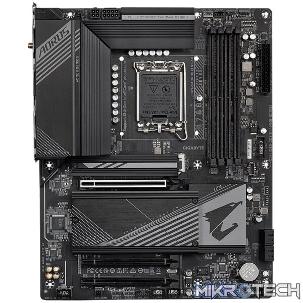 Gigabyte Intel B760 AORUS ELITE AX DDR5 Raptor Lake LGA 1700 ATX Desktop Motherboard - Image 2