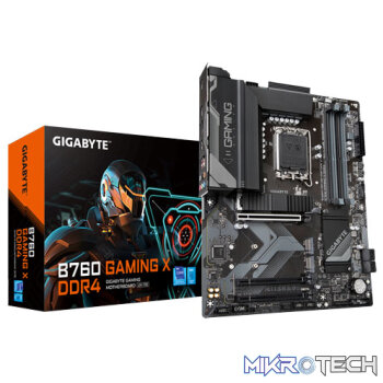 Gigabyte Intel B760 Gaming X DDR4 Raptor Lake LGA 1700 ATX Desktop Motherboard
