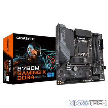 Gigabyte Intel B760M Gaming X DDR4 B760 Raptor Lake LGA 1700 Micro-ATX Desktop Motherboard