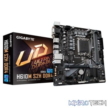 Gigabyte Intel H610M S2H DDR4 PCIe 4.0 mATX Motherboard