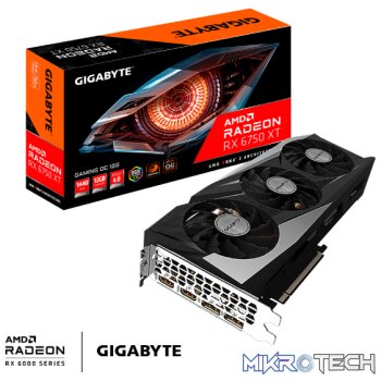 Gigabyte Radeon RX 6750 XT Gaming OC 12GB GDDR6 192-bit PCIe 4.0 Graphics Card