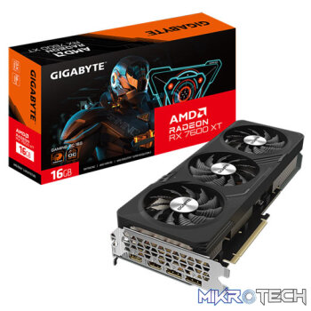 Gigabyte Radeon RX 7600 XT Gaming OC Edition 16GB GDDR6 128-Bit PCIe 4.0 Graphics Card