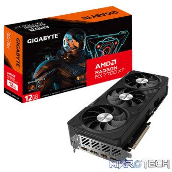 Gigabyte Radeon RX 7700 XT GAMING OC 12GB GDDR6 192-Bit PCIe 4.0 Graphics Card