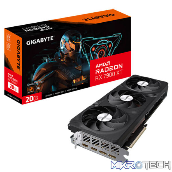 Gigabyte Radeon RX 7900 XT GAMING OC 20GB GDDR6 320-bit PCIe 4.0 Desktop Graphics Card Gigabyte Radeon RX 7900 XT GAMING OC 20GB GDDR6 320-bit PCIe 4.0 Desktop Graphics Card