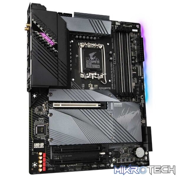 Gigabyte Z690 AORUS ELITE AX Intel Z690 Alder Lake LGA1700 ATX DDR4 Motherboard - Image 3