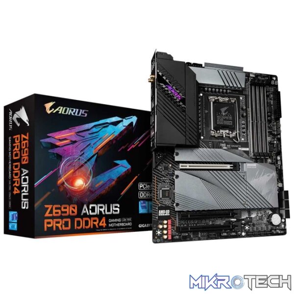 Gigabyte Z690 AORUS PRO DDR4 Intel Z690 Alder Lake LGA1700 ATX DDR4 Motherboard Gigabyte Z690 AORUS PRO DDR4 Intel Z690 Alder Lake LGA1700 ATX DDR4 Motherboard