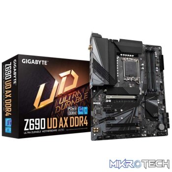 Gigabyte Z690 UD AX DDR4 Intel Z690 Alder Lake LGA1700 ATX DDR4 Motherboard
