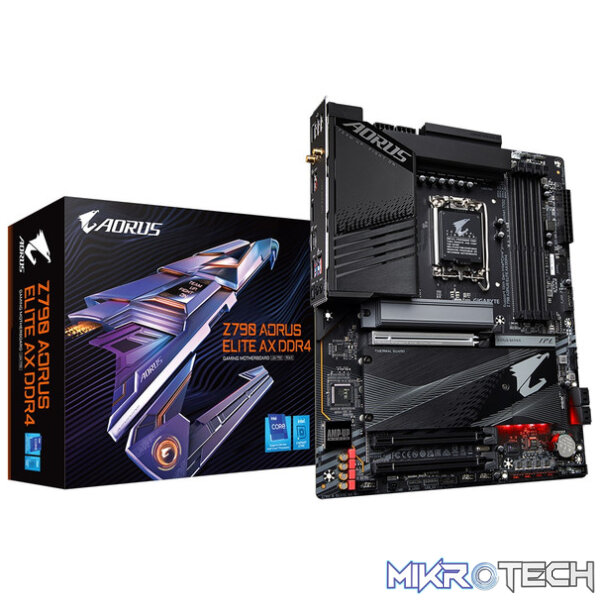 Gigabyte Z790 AORUS ELITE AX DDR4 Intel LGA 1700 ATX Motherboard Gigabyte Z790 AORUS ELITE AX DDR4 Intel LGA 1700 ATX Motherboard