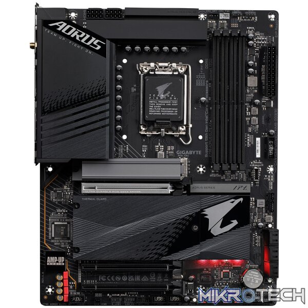Gigabyte Z790 AORUS ELITE AX Intel Z790 Raptor Lake LGA 1700 ATX DDR5 Desktop Motherboard - Image 2