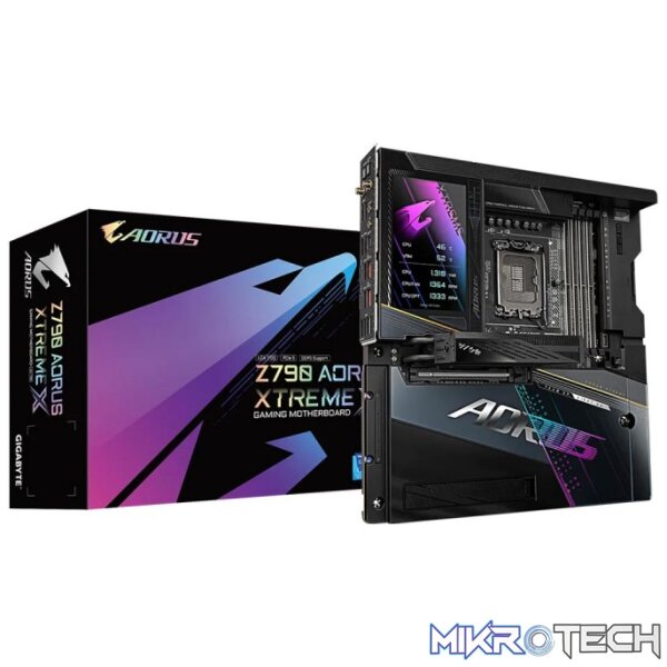 Gigabyte Z790 AORUS XTREME X Intel Z790 Chipset LGA1700 DDR5 E-ATX Motherboard Gigabyte Z790 AORUS XTREME X Intel Z790 Chipset LGA1700 DDR5 E-ATX Motherboard