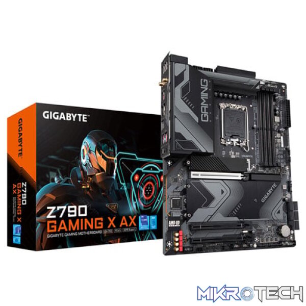 Gigabyte Z790 Gaming X AX Intel Z790 Raptor Lake LGA 1700 ATX DDR5 Desktop Motherboard Gigabyte Z790 Gaming X AX Intel Z790 Raptor Lake LGA 1700 ATX DDR5 Desktop Motherboard