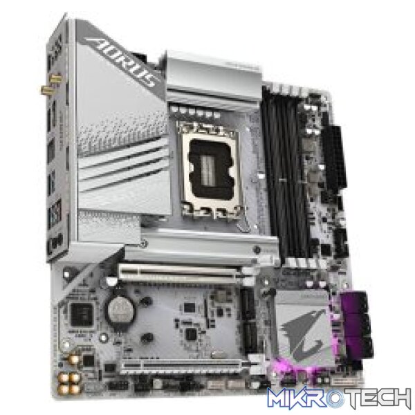 Gigabyte Z790M AORUS ELITE AX ICE Intel Z790 Chipset LGA1700 DDR5 Micro ATX Motherboard - Image 4
