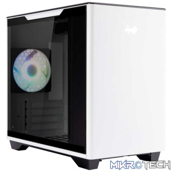 InWin A3 Prime White ARGB Mini Tower Gaming Chassis